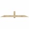 Ekena Millwork Eugene Rough Sawn Timber Gable Bracket, Douglas Fir, 96"W x 20"H x 2"D x 6"F, 5/12 Pitch GBW096X20X0206EUG00RDF - alternate 1
